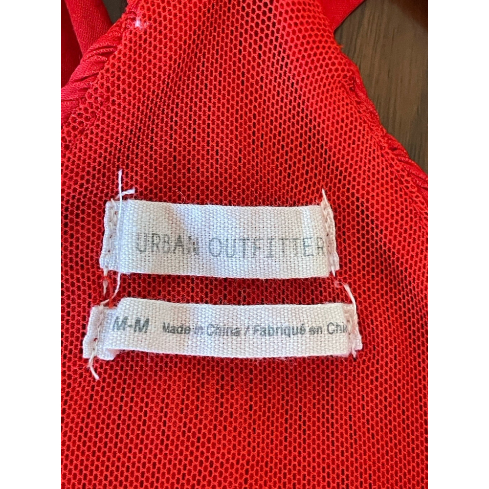 Urban Outfitters Midi Dress Size Medium Red - Picture 2 of 5